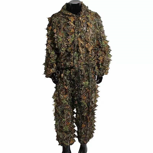 Ghillie Suit - Lightweight Fabric With Natural And Synthetic Strands | Effective Camouflage For Military, Hunting, And Wildlife Photography