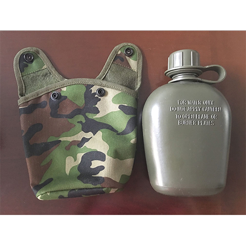Black Military Water Bottle