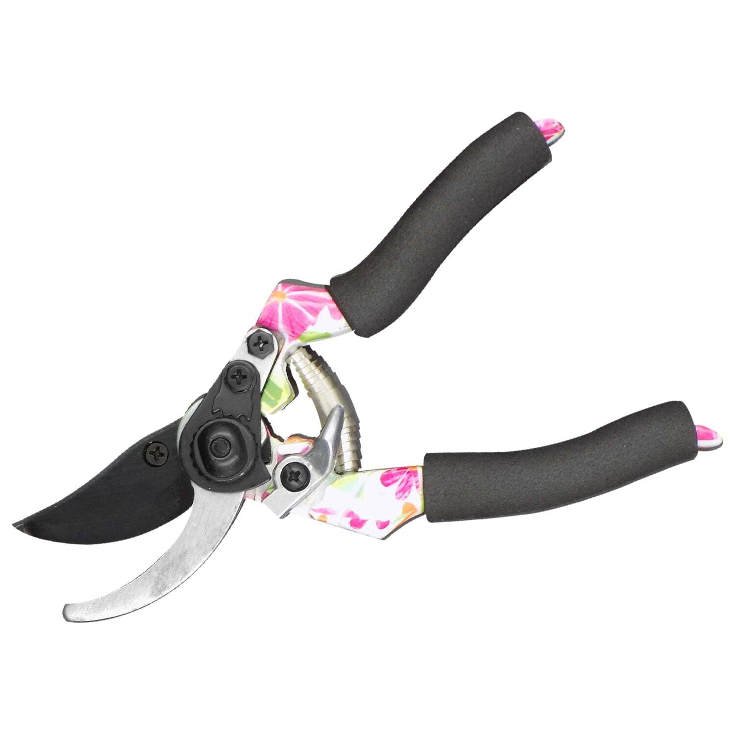 Garden Sharp Cutter Pruners Scissor With Grip-handle (1711) - Carbon Steel, 25x9x3 Cm, Multi / Assorted | Ergonomic Grip-handle Design For Comfortable Use