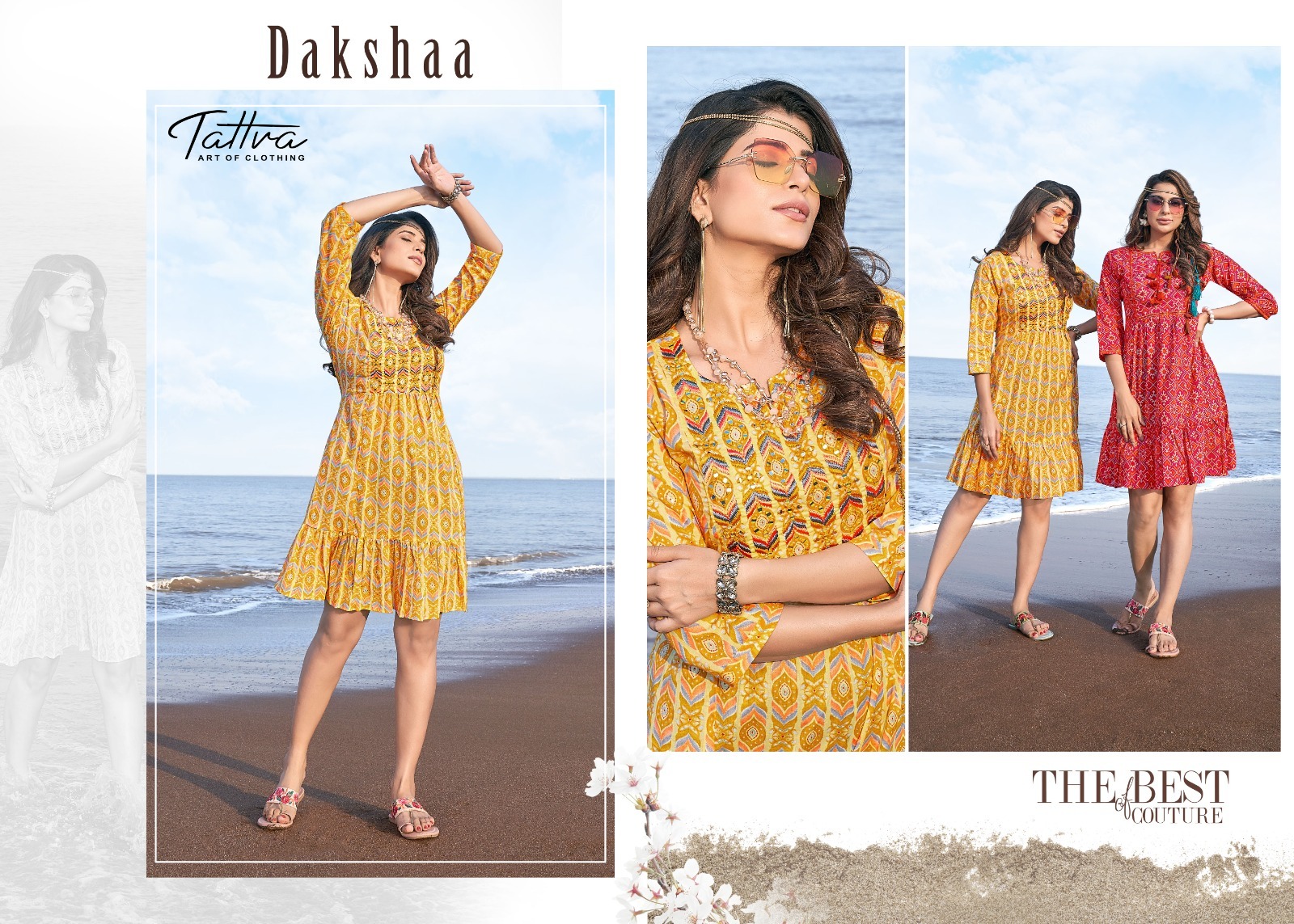 Different Colours Available Soft Cotton Foil And Khadi Print Short Kurti With Handwork