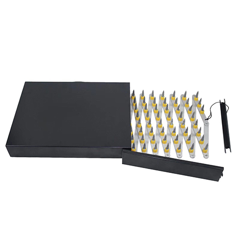 Road Block - Concrete And Steel Construction, High-security Access Control System, Adjustable Size, Reflective Markings For Visibility
