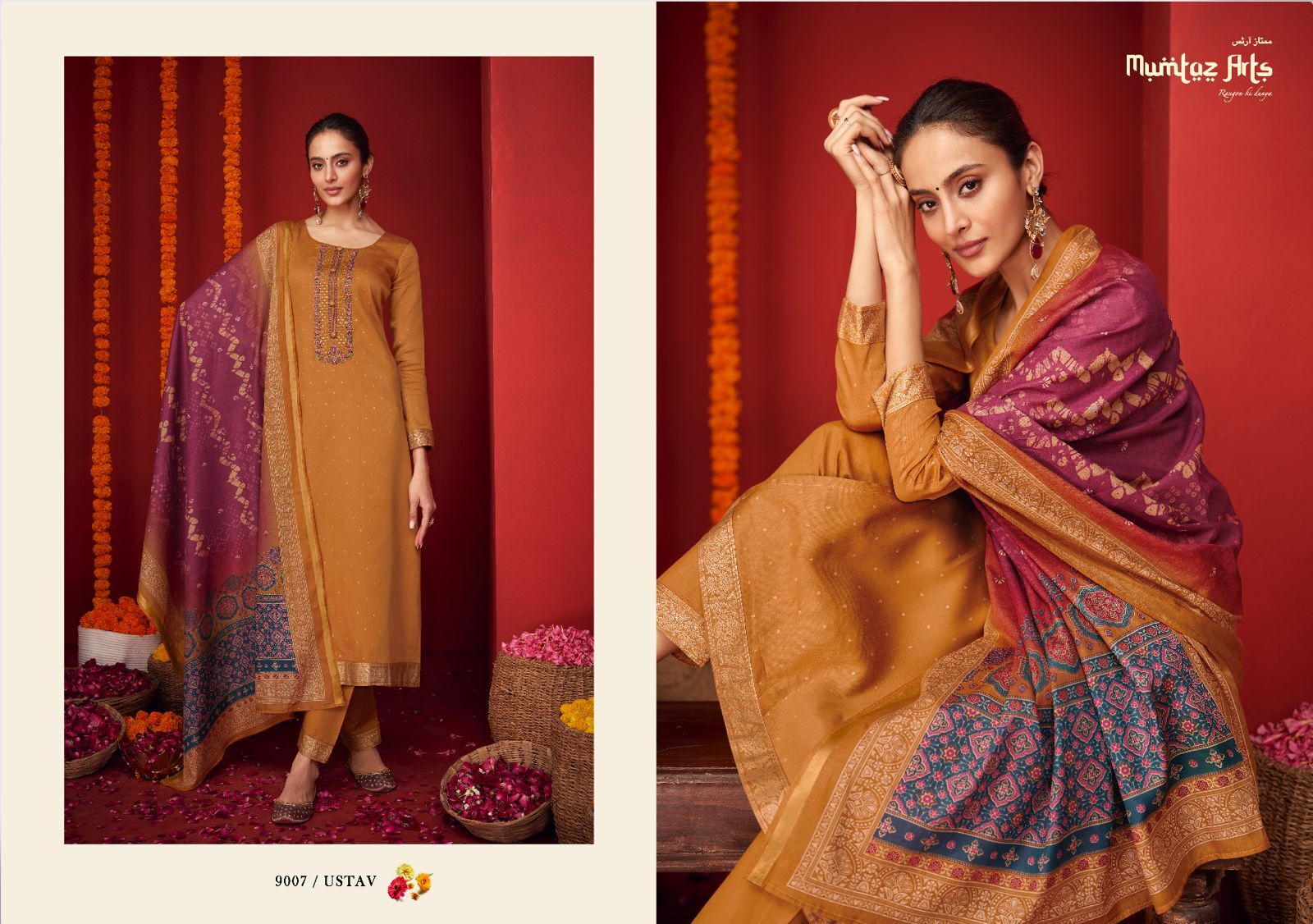 Different Colours Available Pure Lawn Cotton Suit By Mumtaz Arts