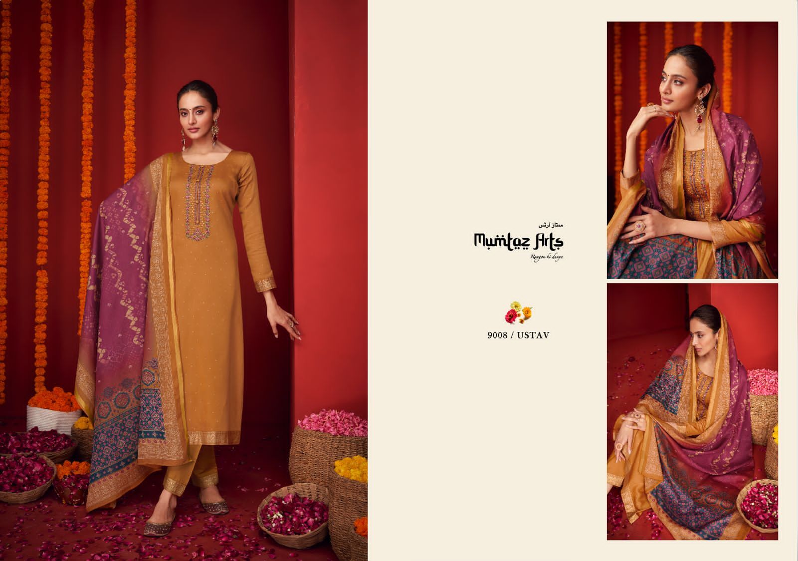 Different Colours Available Pure Lawn Cotton Suit By Mumtaz Arts