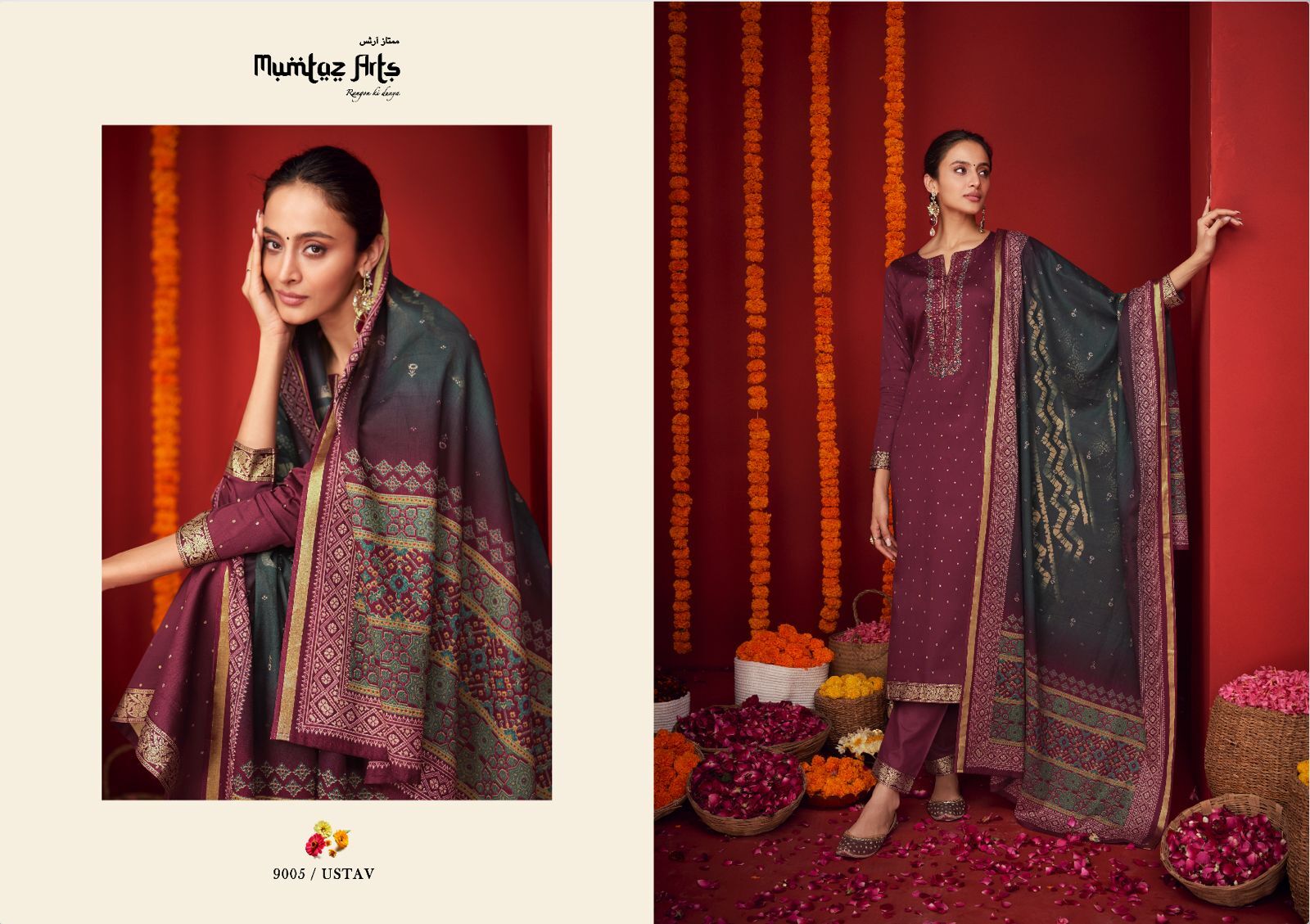 Different Colours Available Pure Lawn Cotton Suit By Mumtaz Arts