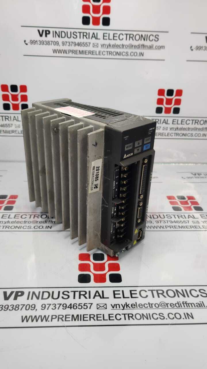 Delta Servo Drive Asd-b2-0721-b - 5.1amp 230v, Black Color, Ip55 Protection Level, Three Phase Output, 15x18x15cm Dimensions, 5kg Weight