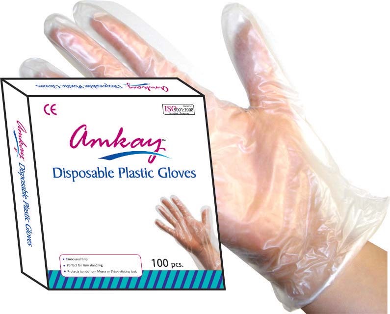 Plastic Gloves Elbow Length