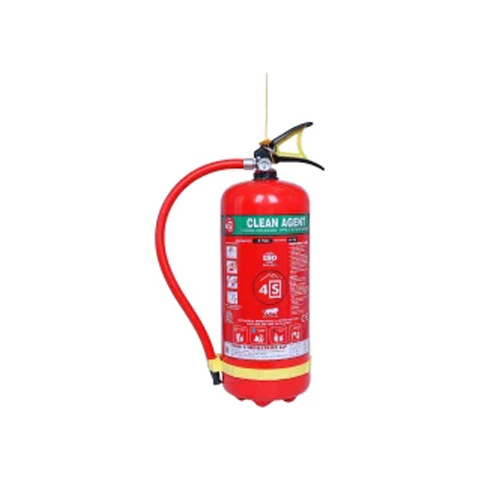 Red 6 Kg Clean Agent Fire Extinguisher