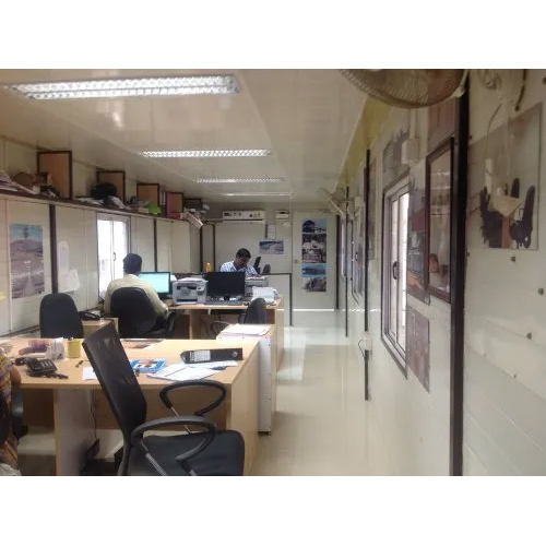 व्हाइट जी 1 साइट कार्यालय आवास कंटेनर