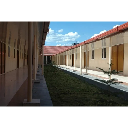 Prefabricated Staff Accommodation - Color: Brown
