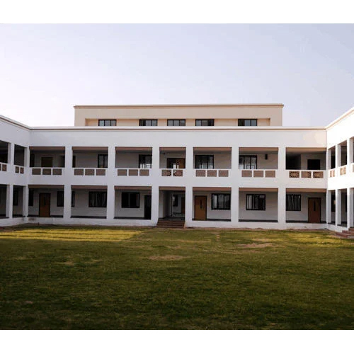 व्हाइट डिसमेंटेबल मॉड्यूलर स्कूल बिल्डिंग