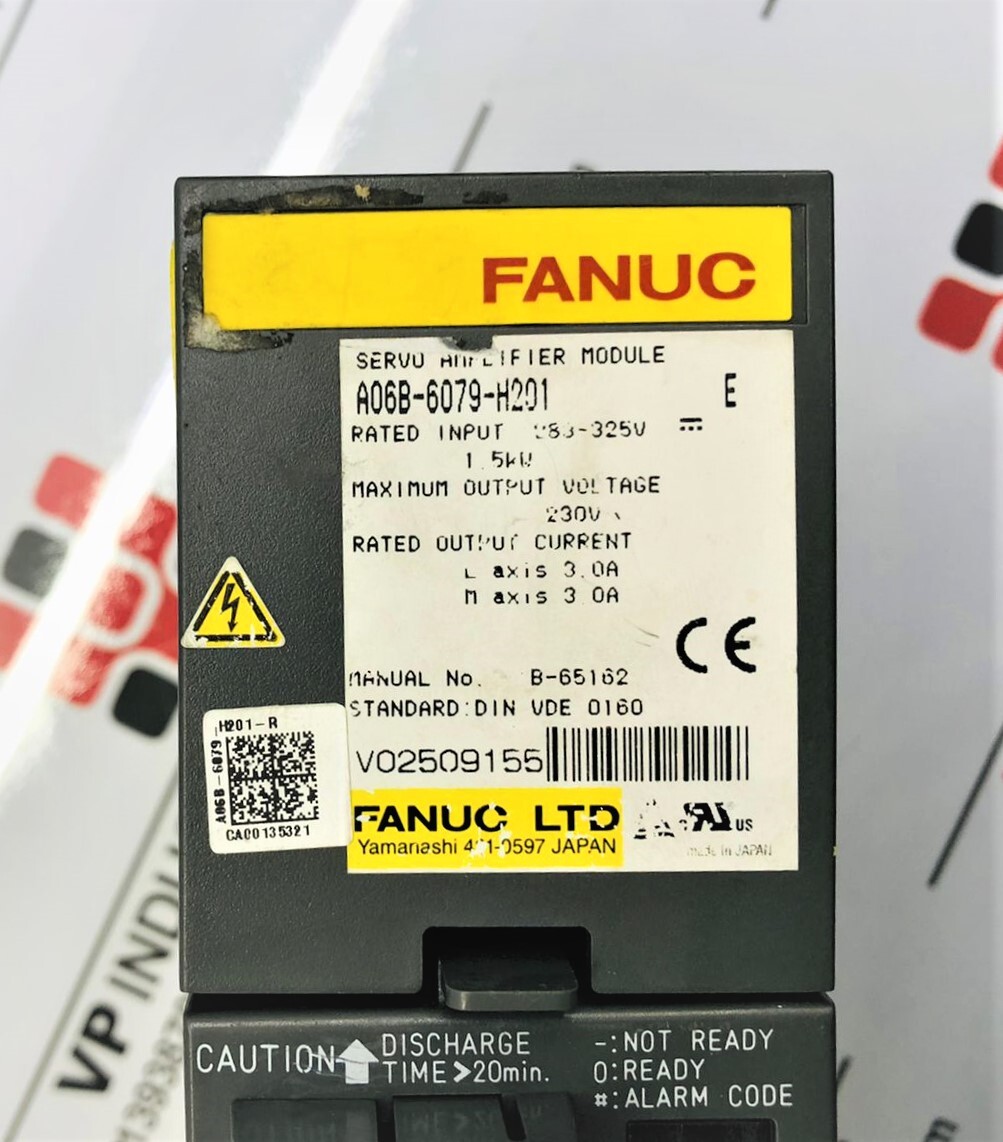 Fanuc Servo Amplifier Module A06b-6079-h201 - Application: Industrial