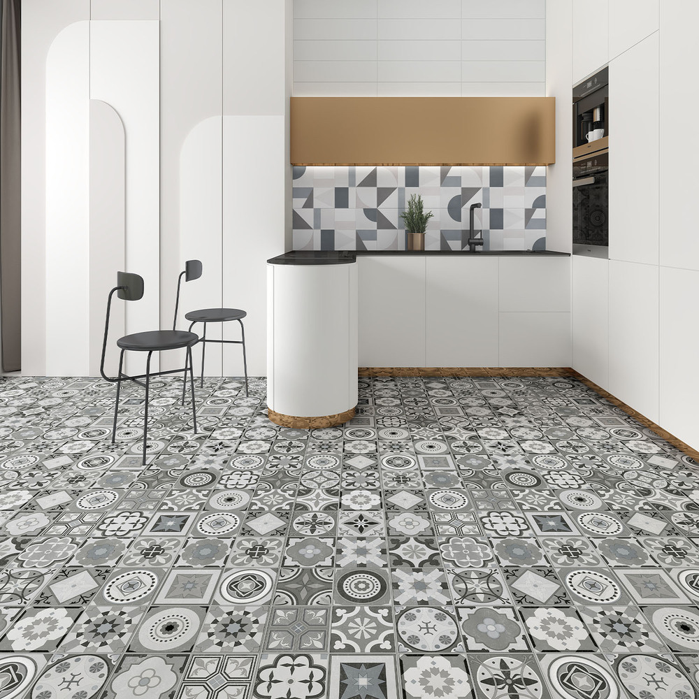 M Black Castle Stone Mosaic Tile - Size: Different Size