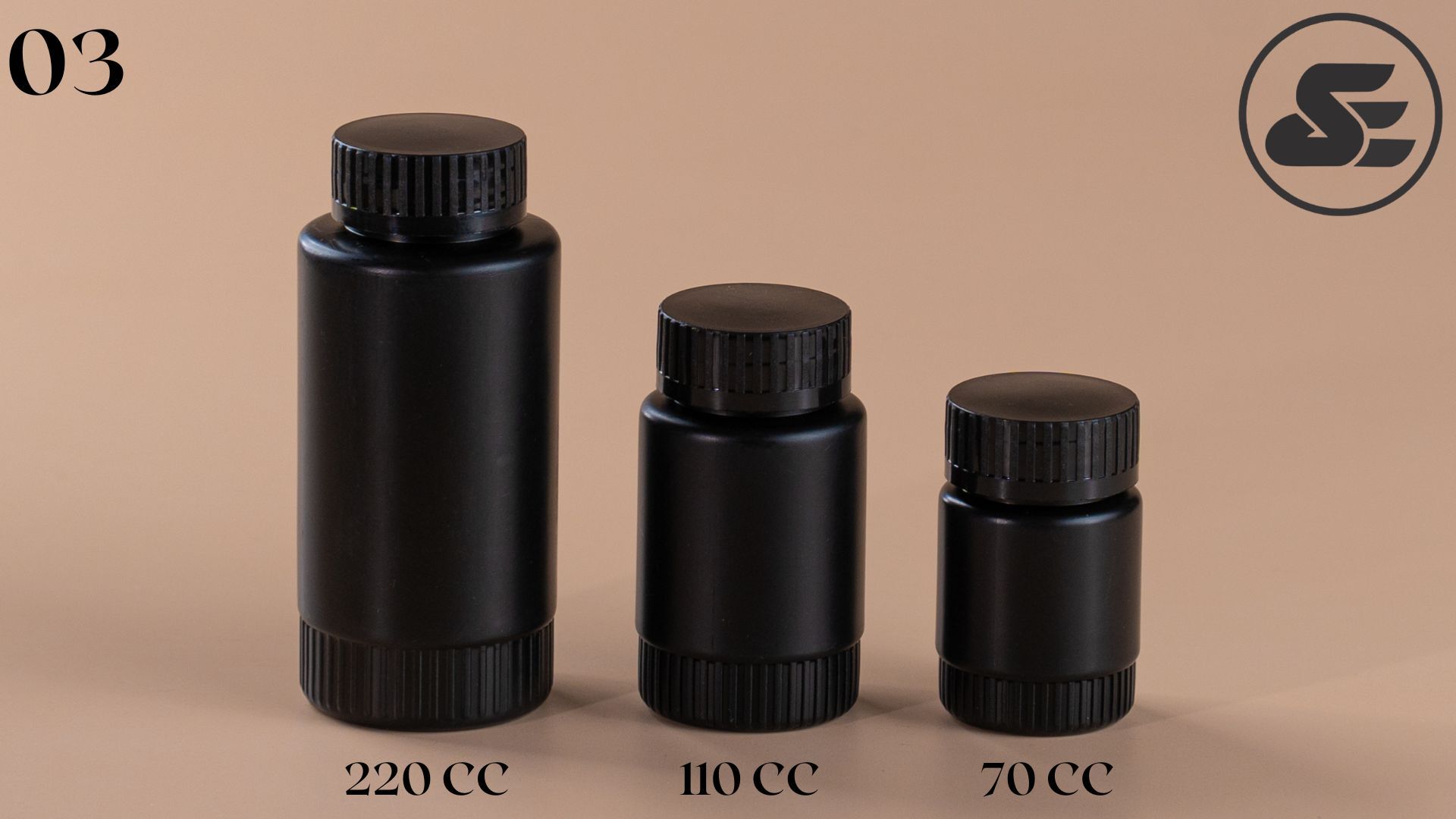 Tablet Container - Plastic, Round Shape, White Color | Screw Cap Sealing For Chemical Use