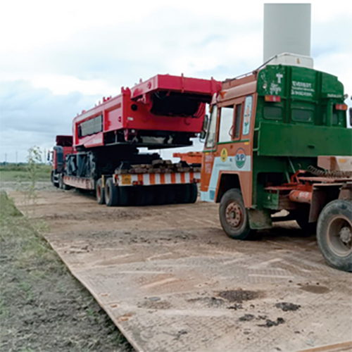 ब्राउन ग्राउंड प्रोटेक्शन मैट