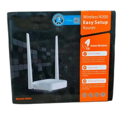 Tenda Wireless N300 Easy Setup Router Port: 3-4
