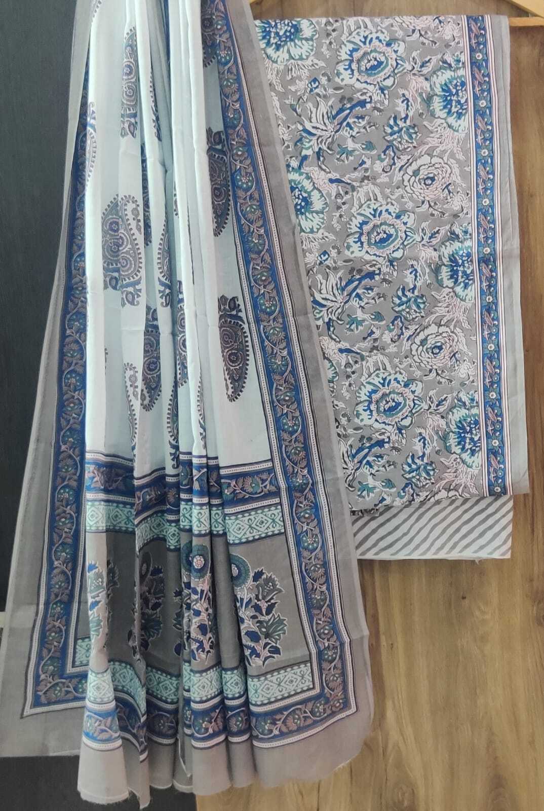 Hand Block Printed Cotton Suits