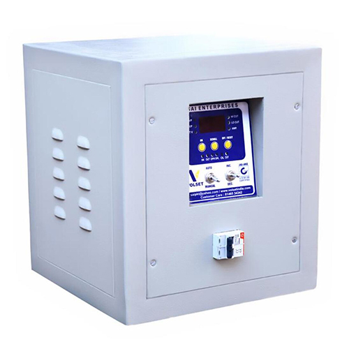 Single Phase Servo Voltage Stabilizer - Analog Display, High Efficiency | Air Cooled Design for Optimal Performance