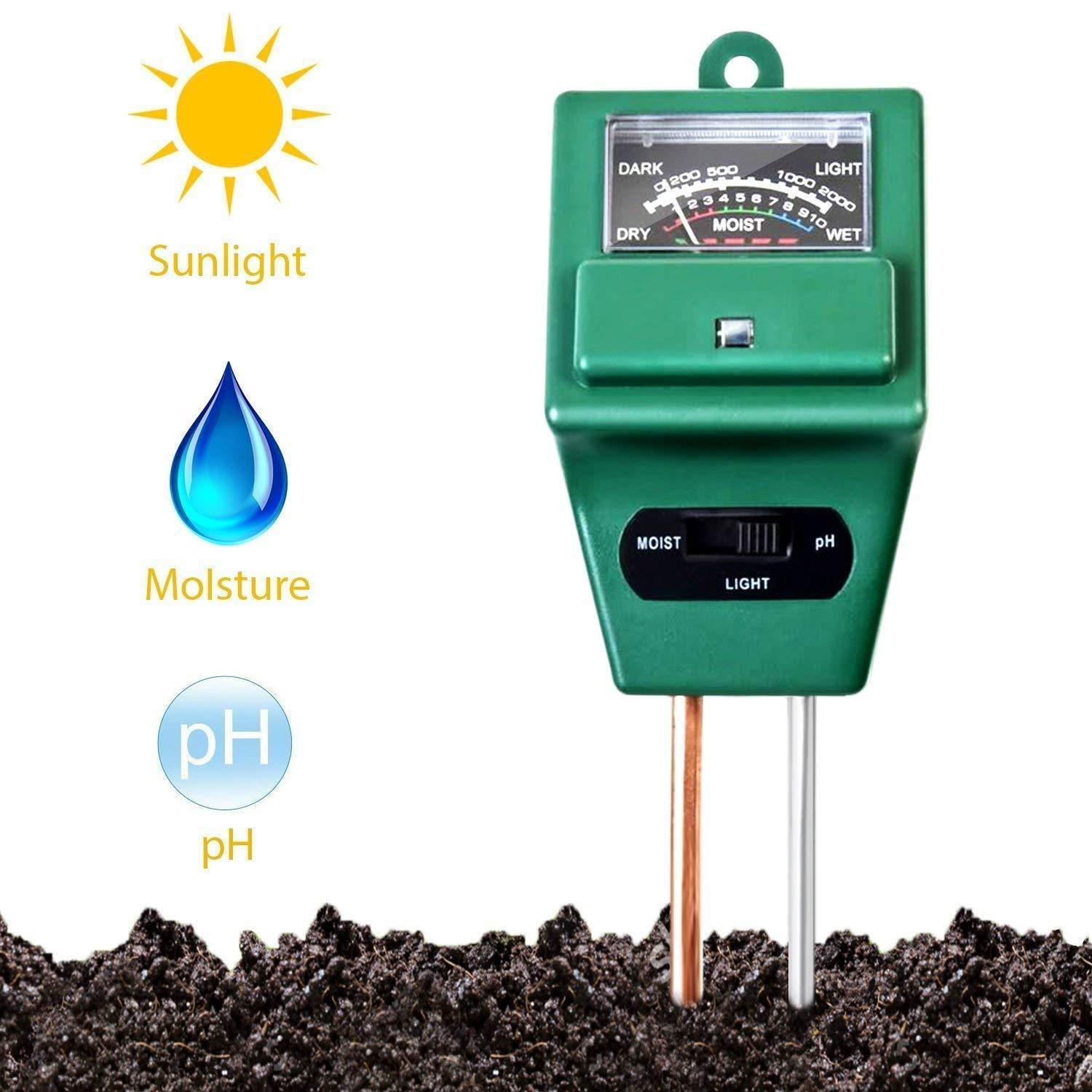Multi / Assorted 3 Way Soil Meter (Ph Testing Meter) (0605)
