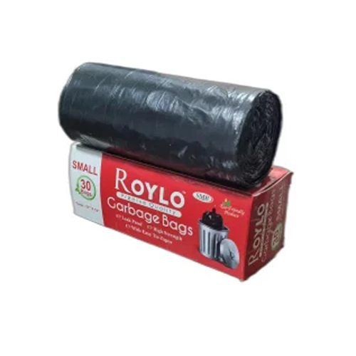 Plastic Garbage Bag Roll - Color: Black