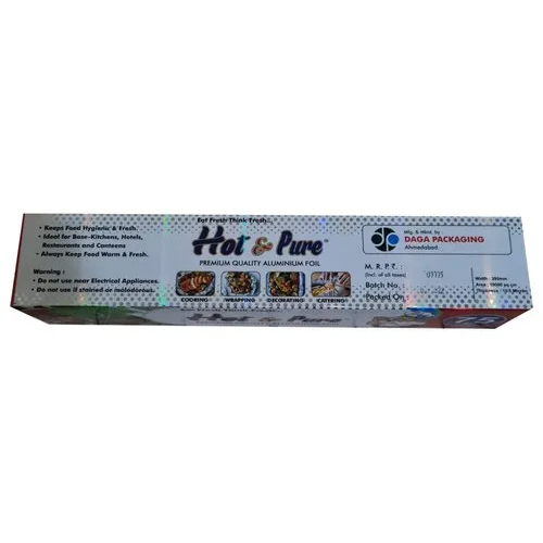 Silver Aluminium Foil - High Quality, Soft Temper Roll | Malleable Packaging Barrier For Food & Pharmaceutical Use