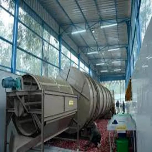 स्टेनलेस स्टील एरोबिक ड्रम कम्पोस्ट प्लांट