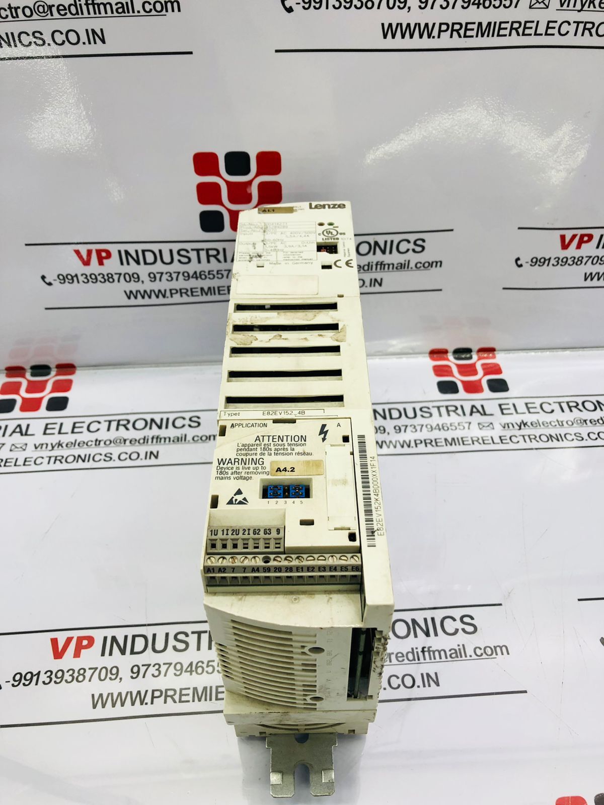 Lenze Vector-8200 Servo Drive 1.5kw 415v E82ev152-4b at 8000.00 INR in ...
