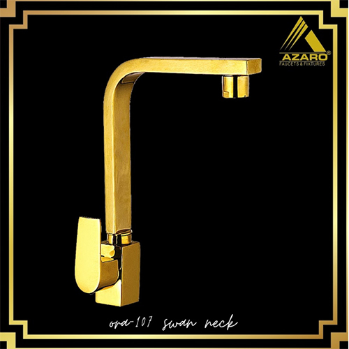 गोल्डन सिंगल लीवर सिंक मिक्सचर अजारो ओरा