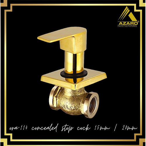 Golden Concealed Stop Cock Azaro Ora