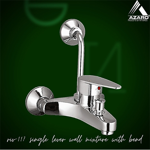 Silver Long Body Azaro Rivoza Single Lever Mixture