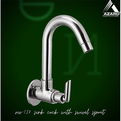 Silver Concealed Stop Cock Azaro Rivoza