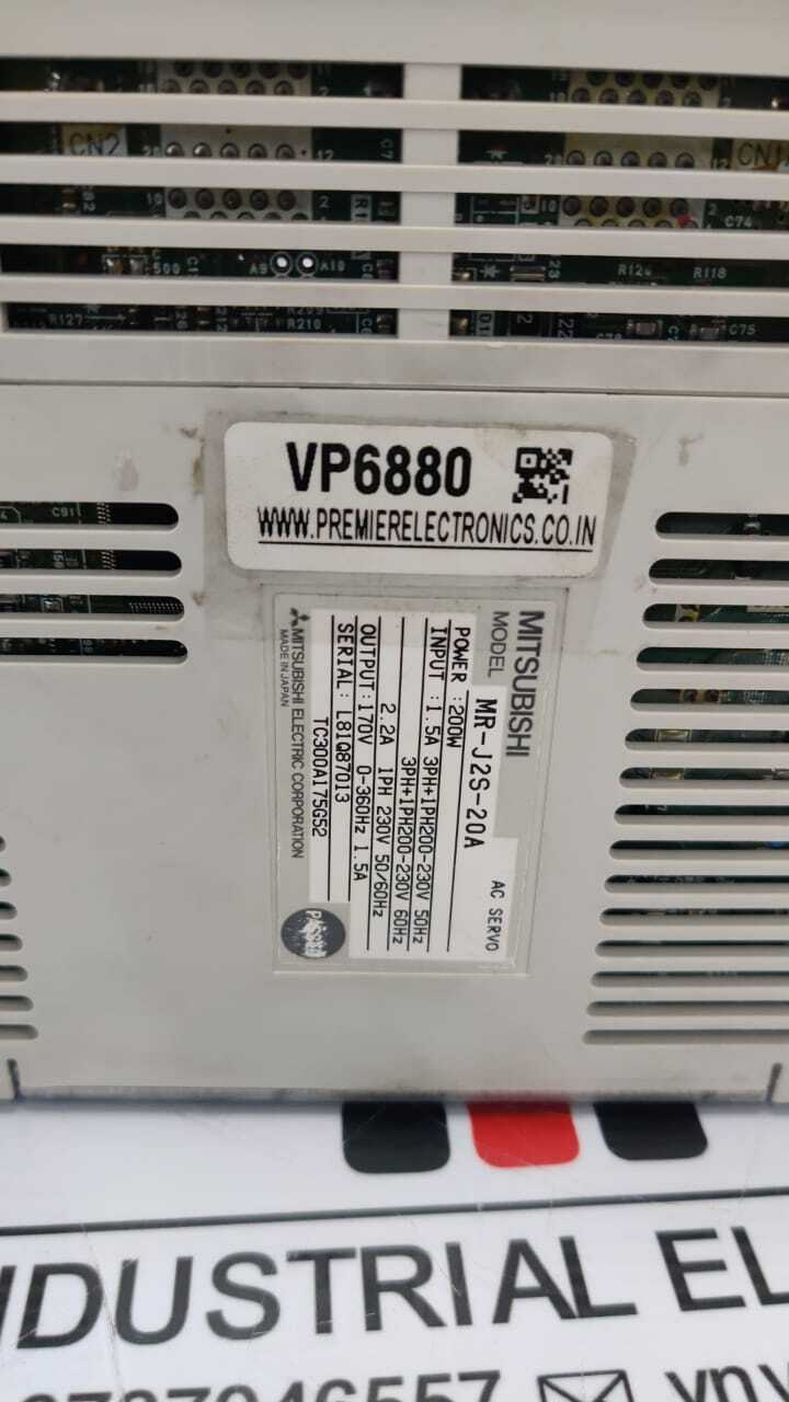 Mitsubishi Servo Drive Mr-j2s-10a 1.3amp 215volt