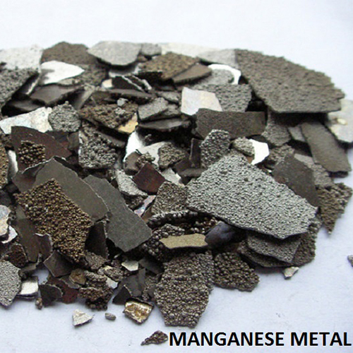 Manganese Metal Flakes - Flat, Small Metallic Pieces | Application: Industrial, Dimensional Stability: Reversible, Shape: Granule, Basic Refractory