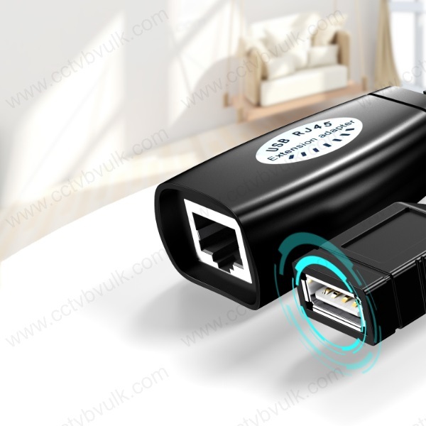 Usb Rj45 Extender Up To 50mtr - Connect Usb Cameras, Printers, Web Cams, Keyboards, Mice With Plug And Play Functionality, No Software Required