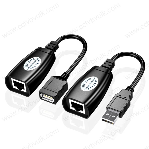 Usb Rj45 Extender Up To 50mtr - Connect Usb Cameras, Printers, Web Cams, Keyboards, Mice With Plug And Play Functionality, No Software Required