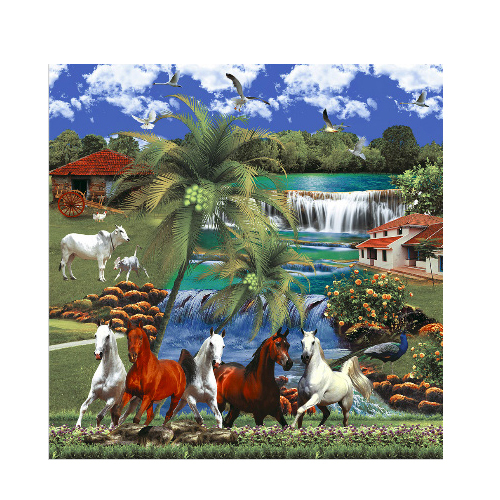 Jesus Printed Poster Tiles - High-quality Ceramic, 300x450mm Glossy Finish, Multi-color Design | Stylish Interior Accent For Home Or Office
