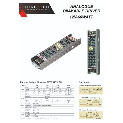 एनालॉग डिमेबल एलईडी ड्राइवर आवेदन: औद्योगिक