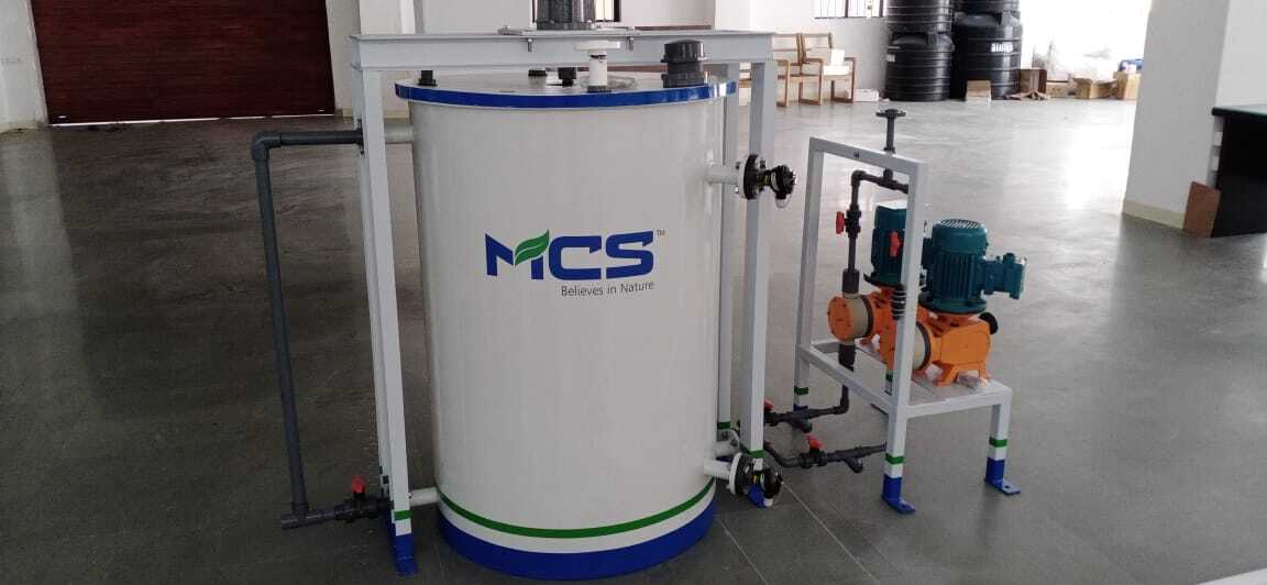 Industrial Dosing System - Hdpe/ss/ms Tanks, Electronic & Mechanical Pumps | Semi-automatic Operation, Customized Volume, Multipurpose Applications