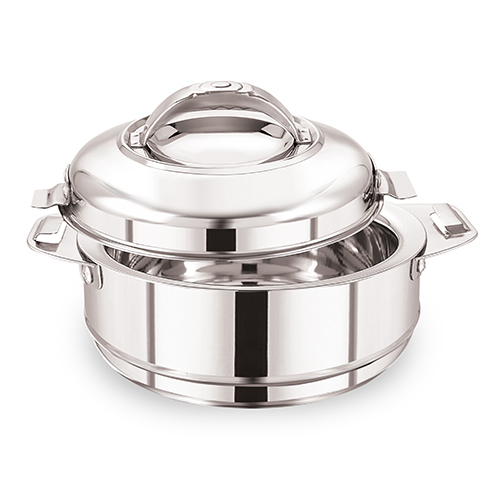 Esteelo Sleek Stainless Steel Hot Pot - Color: Silver