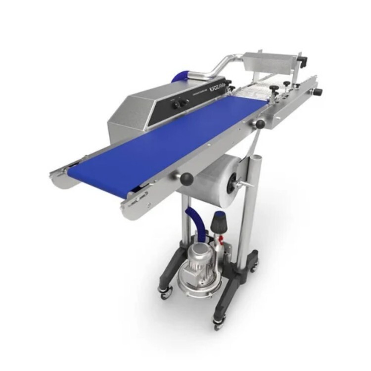 ब्लू चॉकलेट एनरोबिंग मशीन