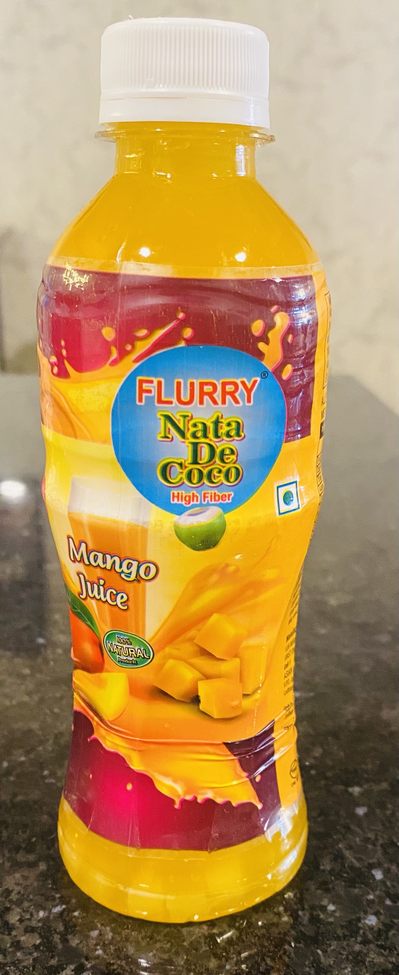 Mango Juice With Nata De Coco Jelly - 300ml Bottle | Sweet Taste, Bulk & Box Packaging Options
