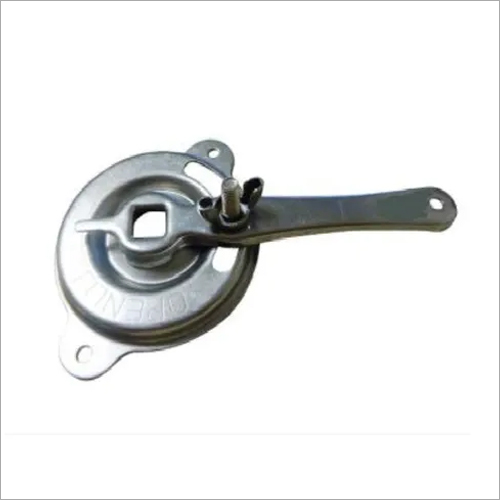 Damper Quadrant - Galvanized Iron, 1.2 Mm Thickness, Silver Color | Industrial Volume Control Regulator, Corrosion Resistant, Manual Position Adjustment