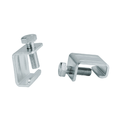 Duct G Clamp - Mild Steel, 40 mm, Silver Color, 2.5 mm Thickness, 50 HRC Hardness, 300 MPa Tensile Strength | Spring-Loaded Design, Industrial Usage