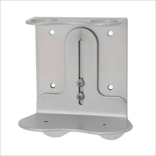 सिल्वर स्टेनलेस स्टील डबल सोप डिस्पेंसर