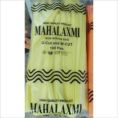 Non Woven U Cut Carry Bag - Non Woven Material, Customized Size, Multi Colors | Handmade Style with Handle, Ideal for Grocery Shopping