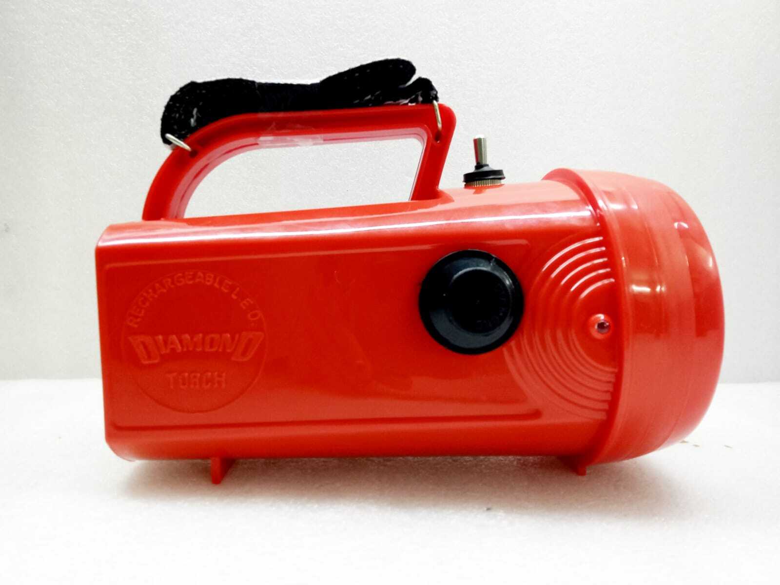 Diamond 10 Watt Led Rechargeable Torch - Body Material: Aluminium