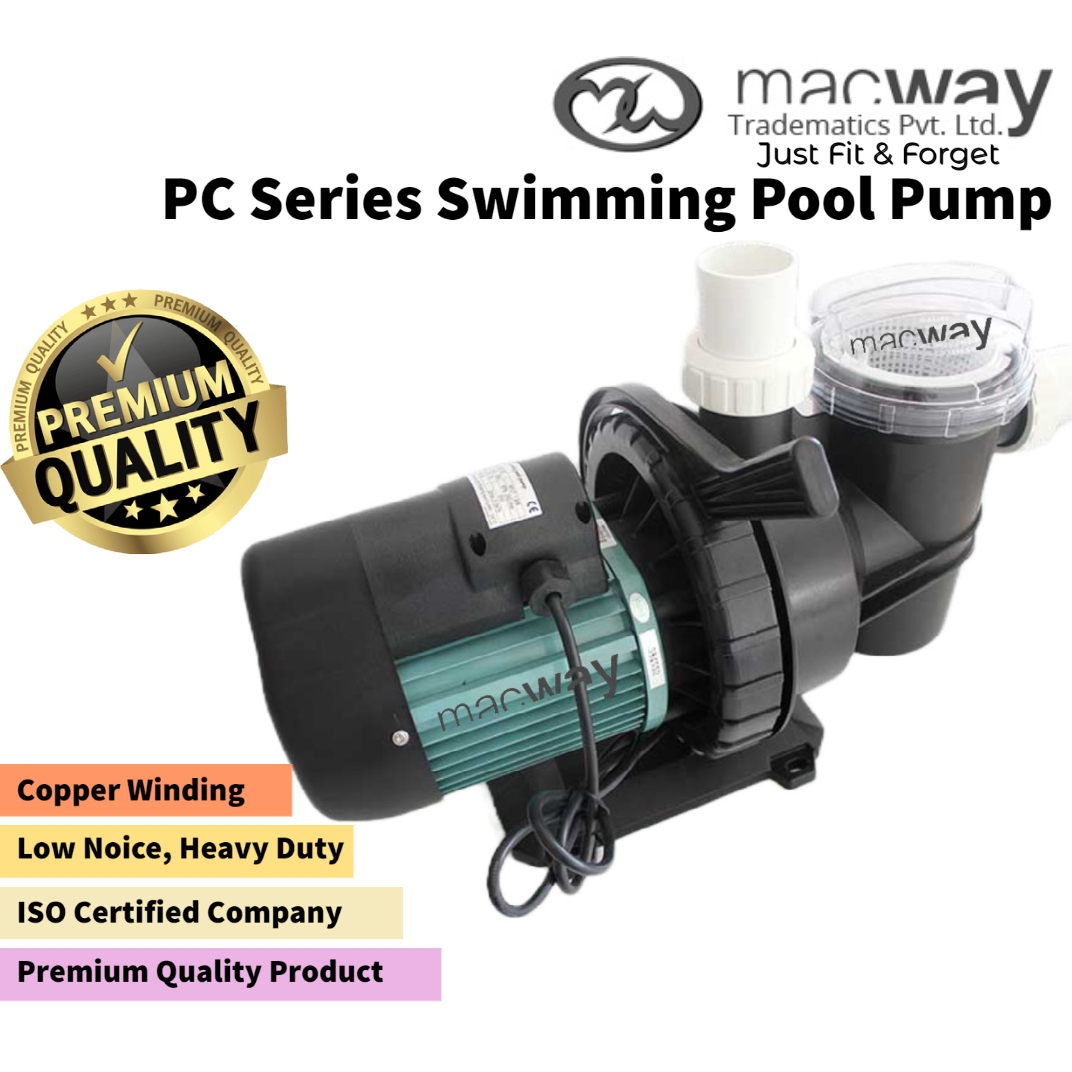 Swimming Pool Motor Pumps - Color: Black