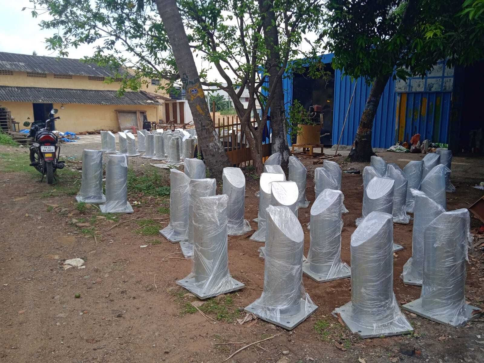 Industrial Bollards - Application: Parking