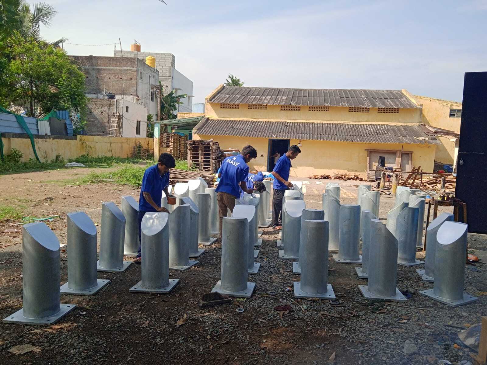 Industrial Bollards - Application: Parking