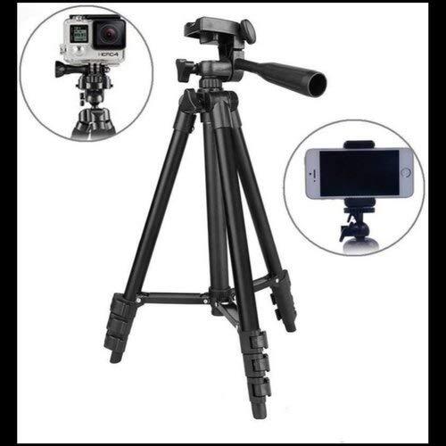 Tripod 3120 Stand With 3-way Head Tripod 3120 With Mobile Phone Holder Mount Tripod Kit