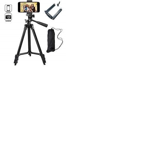 Tripod 3120 Stand With 3-way Head Tripod 3120 With Mobile Phone Holder Mount Tripod Kit